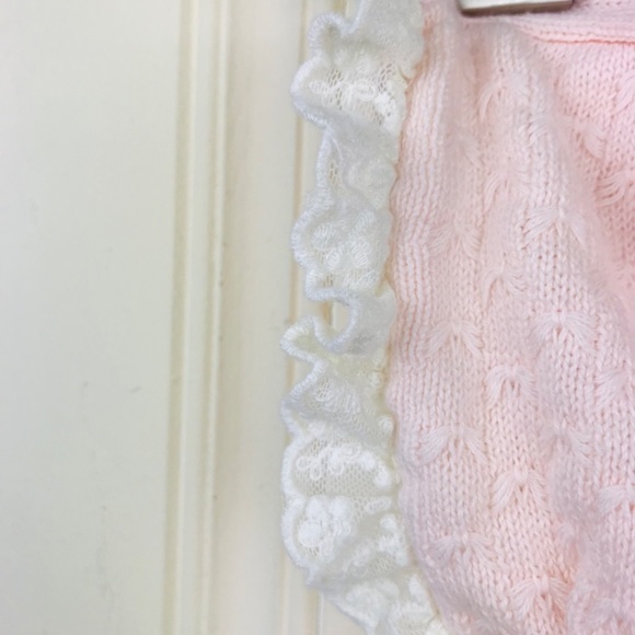 3-6 month sweater dress an bonnet set - Picture 7 of 7